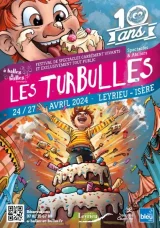 Affiche 2024 - Festival Les Turbulles à Leyrieu