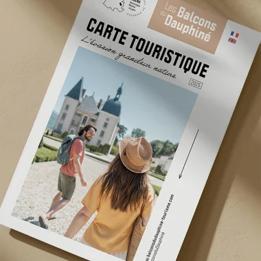 Carte touristique des Balcons du Dauphiné