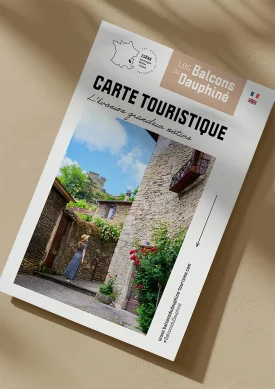 Carte touristique des Balcons du Dauphiné
