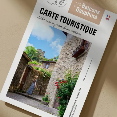 Carte touristique des Balcons du Dauphiné