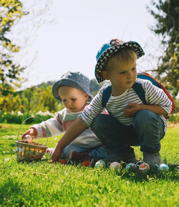 Chasses aux oeufs et animations de Pâques