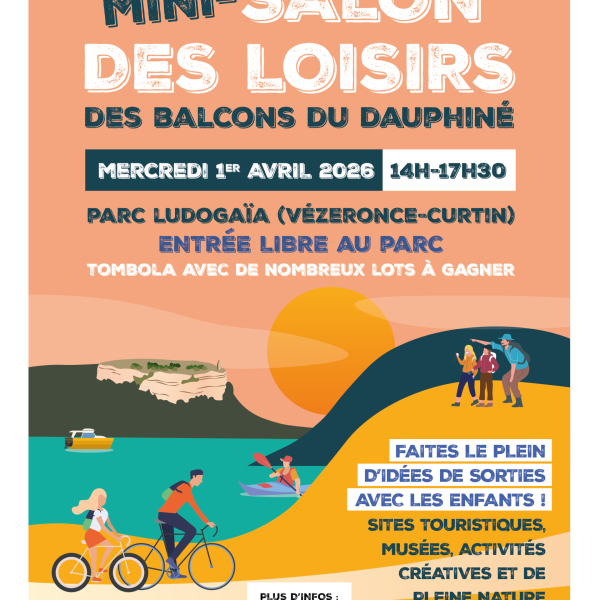 Affiche du Mini-Salon des loisirs des Balcons du Dauphiné 2026