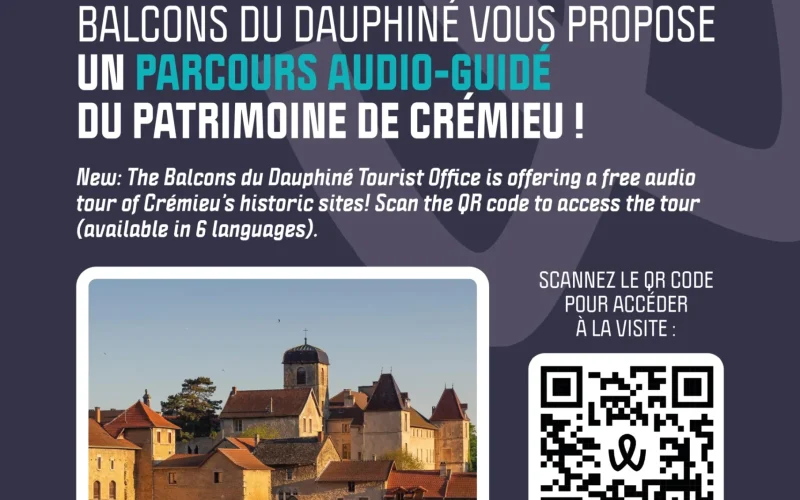 Nouveau : le parcours audioguidé de Crémieu